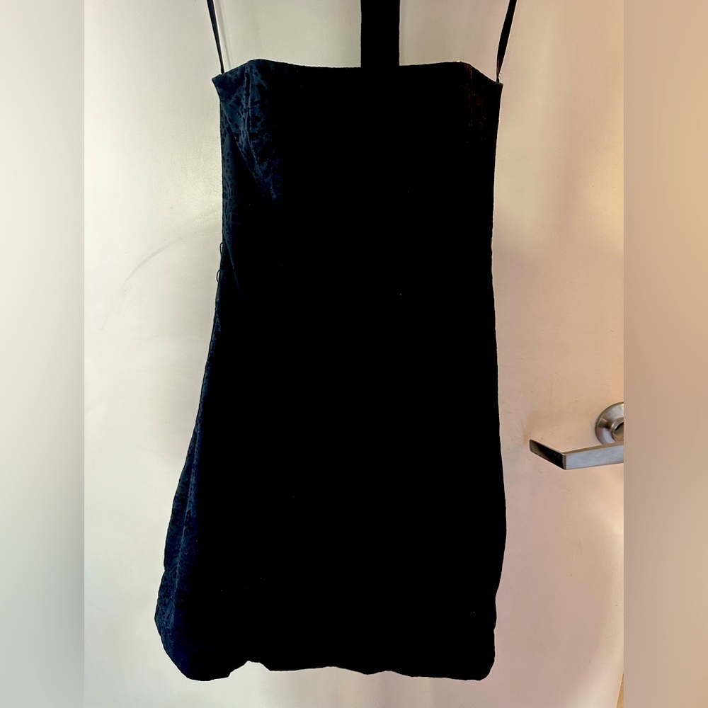 White House Black Market velvet minim dress with belt